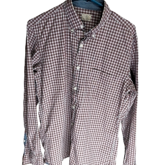 J.Crew med 15-151/2 plaid mens L/S Shirt style 96104 - Picture 2 of 11